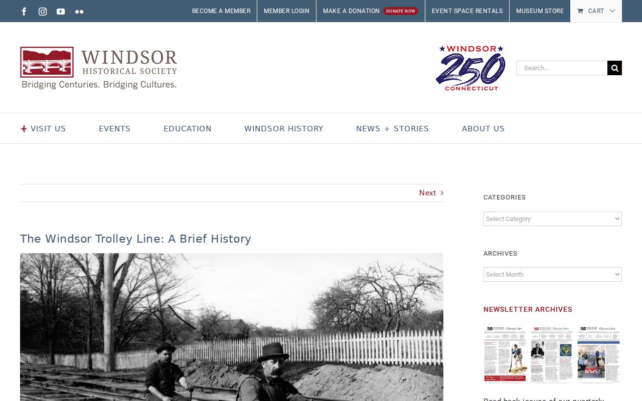 Windsor trolley-stop history used before house numbering